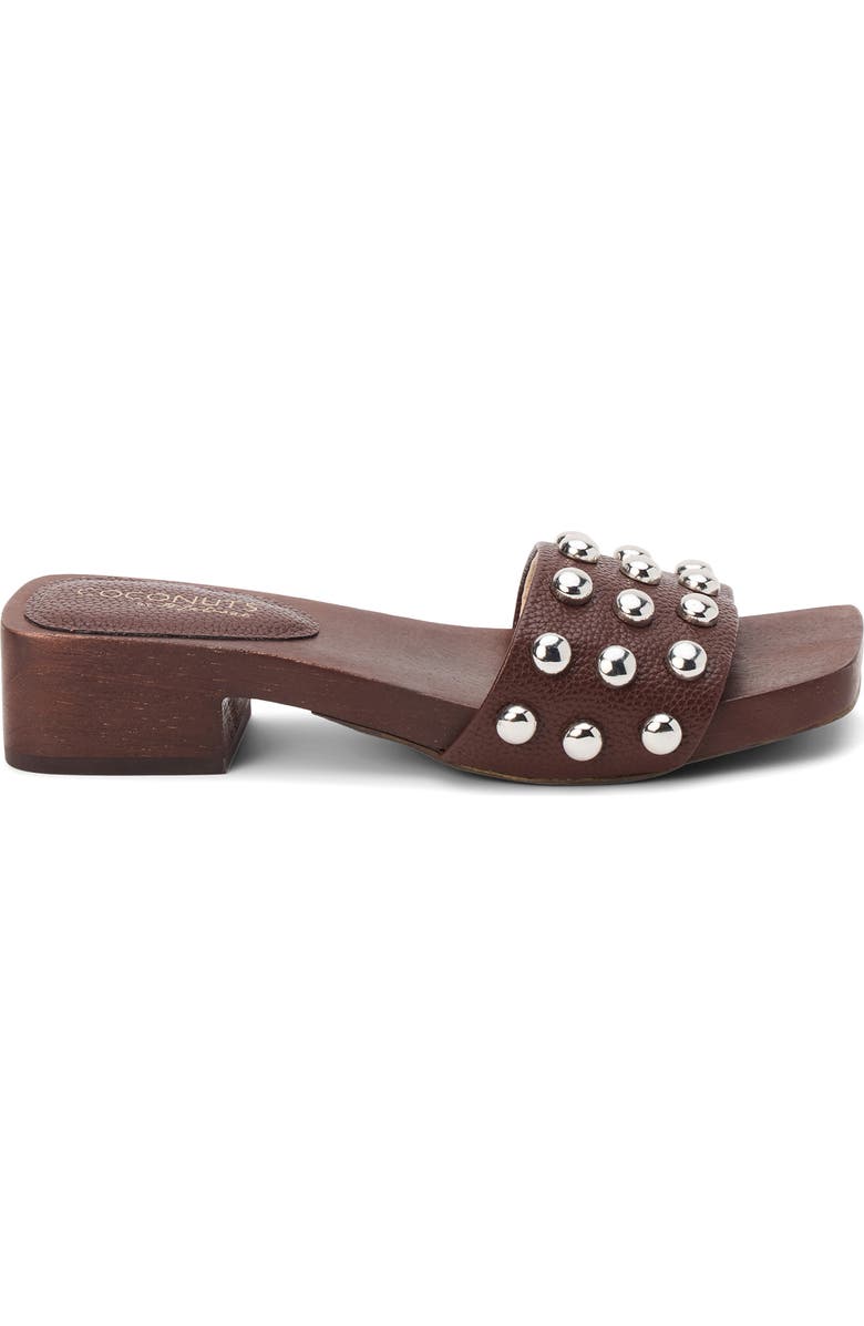 Coconuts by Matisse Fiora Studded Slide Sandal, Alternate, color, Choco