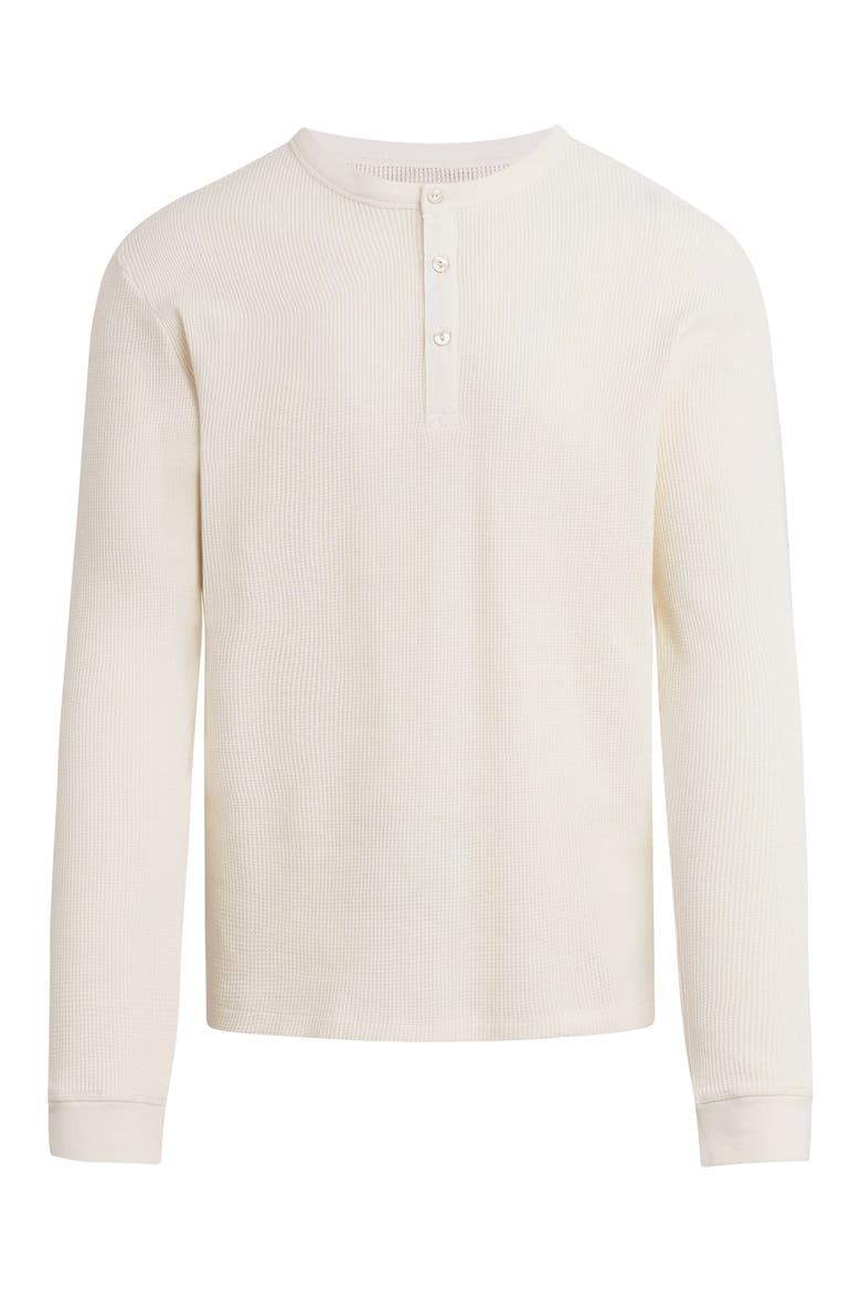 Long Sleeve Waffle Henley T-Shirt, Alternate, color, ECRU