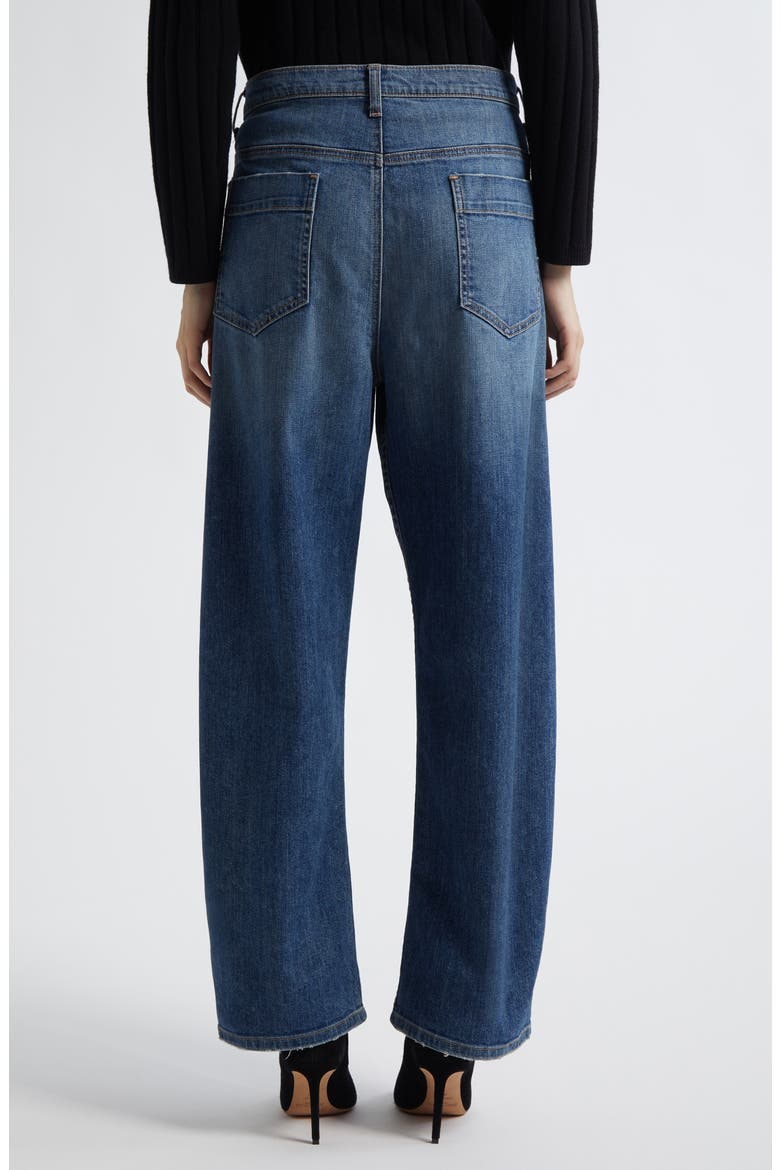 Tribeca Barrel Leg Jeans, Alternate, color, CLASSIC WASH