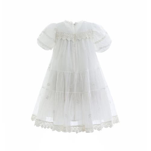 Sweet Cactus Lace Lined Bailey Dress In White