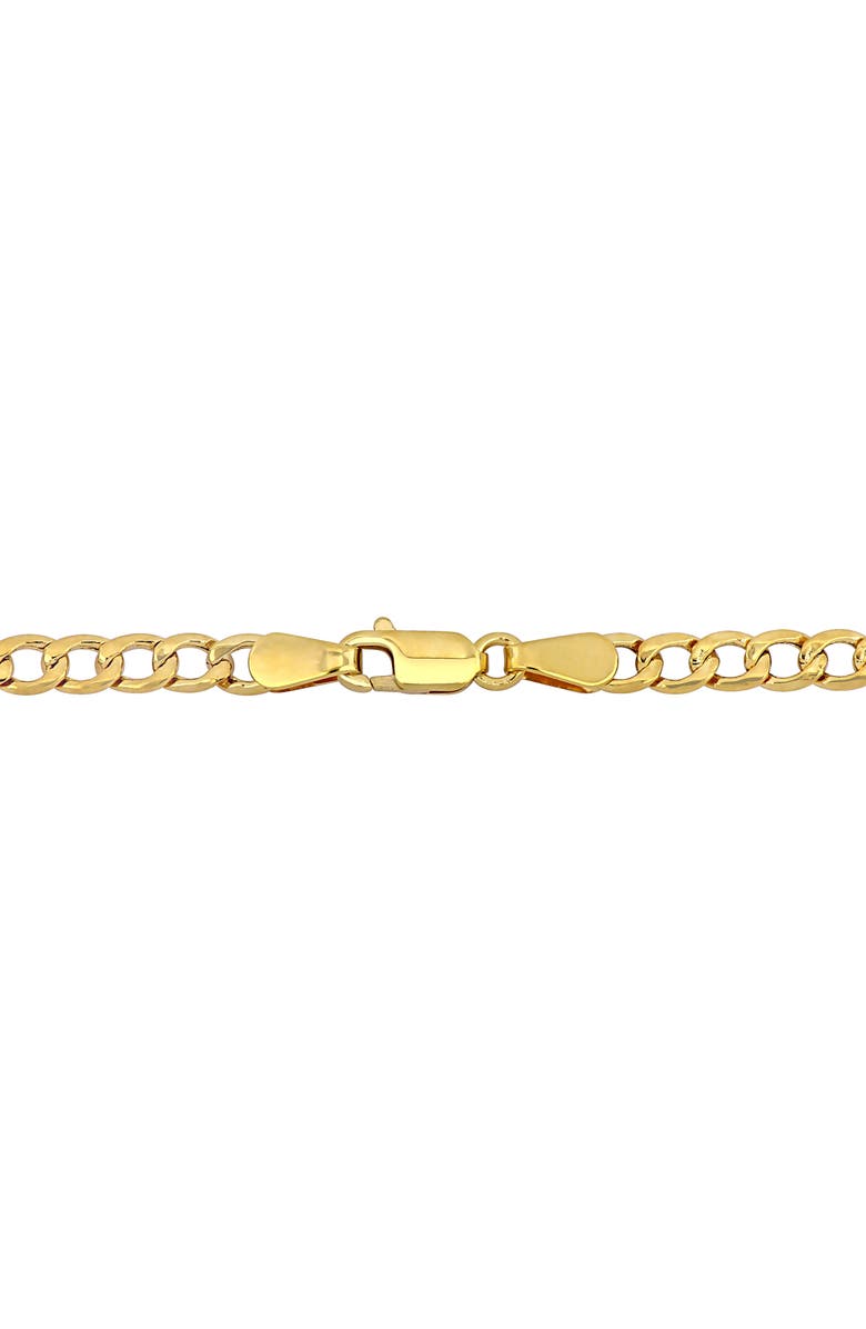 DELMAR Curb Link Bracelet, Alternate, color, Gold