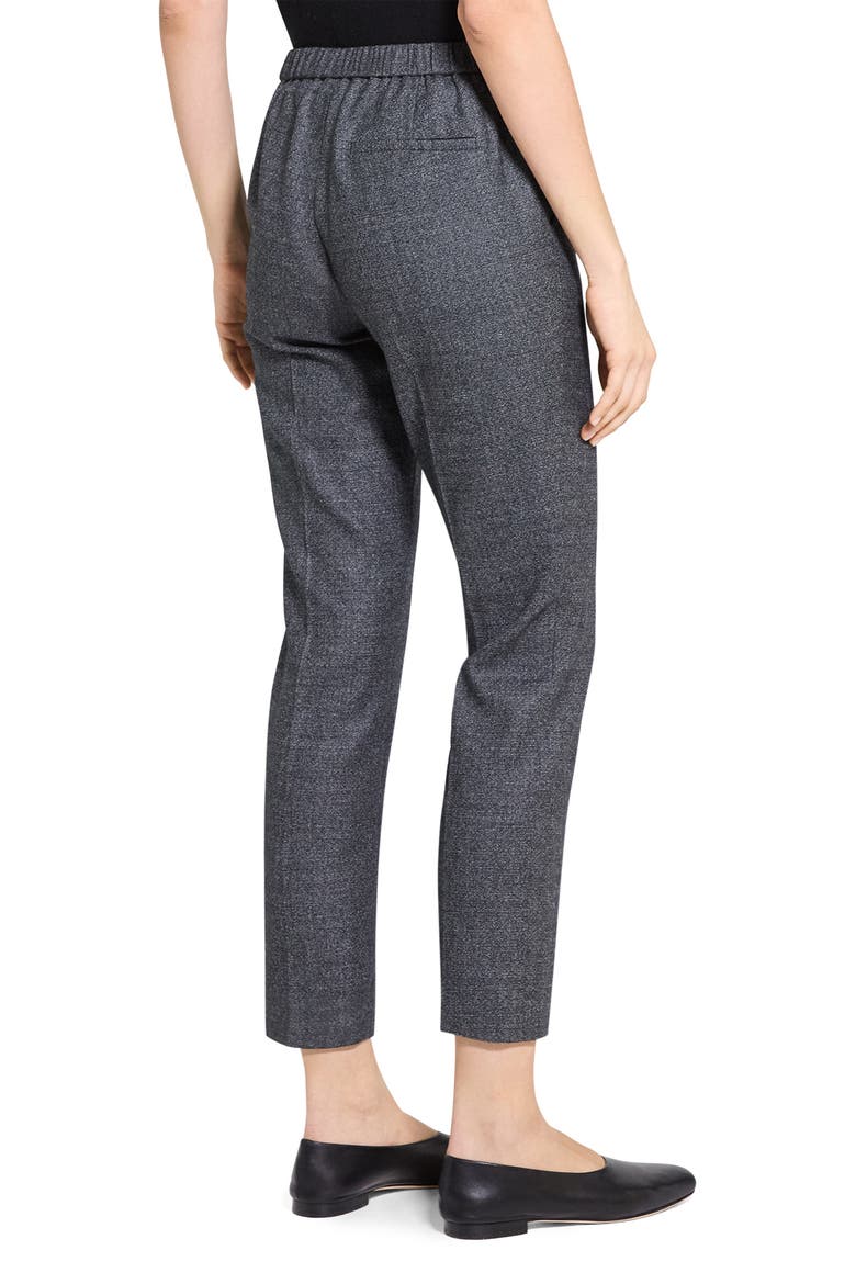 Marled Flannel Treeca Pull-On Pants, Alternate, color, PEPPER MULTI