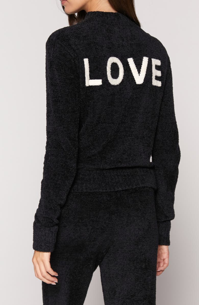 Spiritual Gangster Love Serenity Chenille Sweater, Alternate, color, 