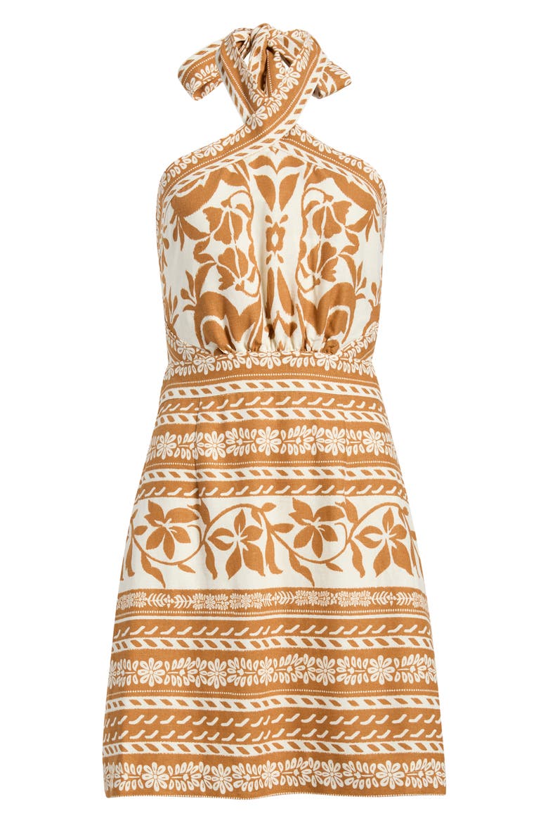 Fergie Halter Minidress, Main, color, EGRET