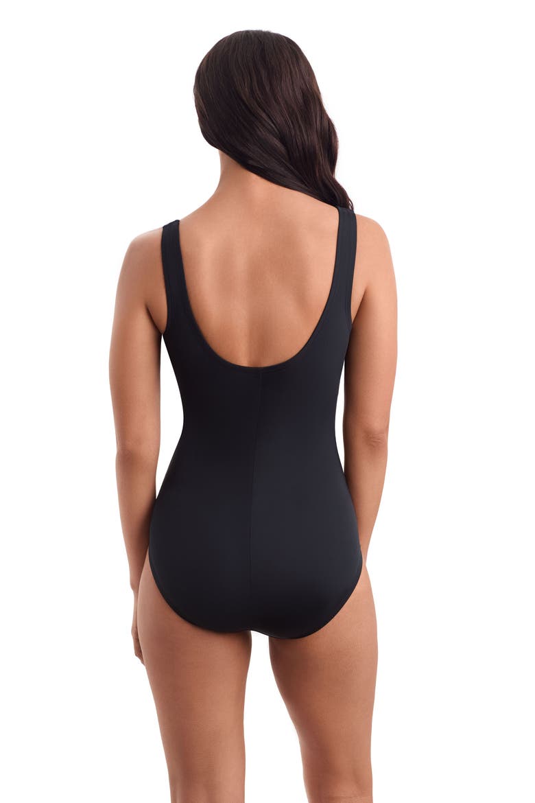 Scoopneck Tank Chlorine Resistant One-Piece Swimsuit, Alternate, color, Blue Crystal Clear