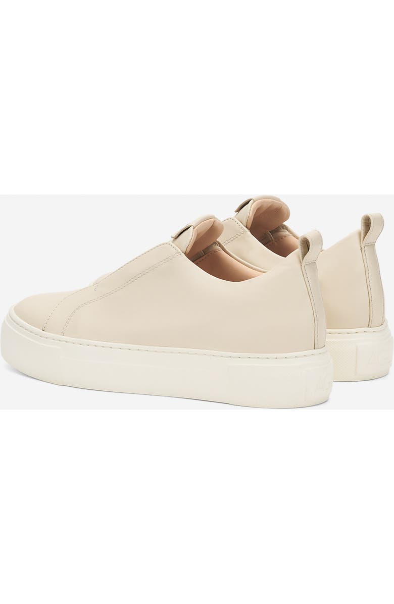 AGL Clementina sneaker in water-resistant velour, Alternate, color, Milky