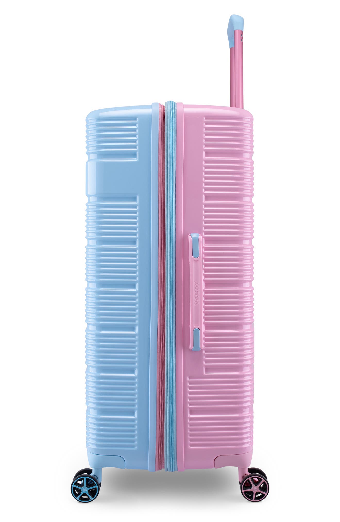 Vacay Spotlight Duo Blue/Pink Luggage, Alternate, color, 