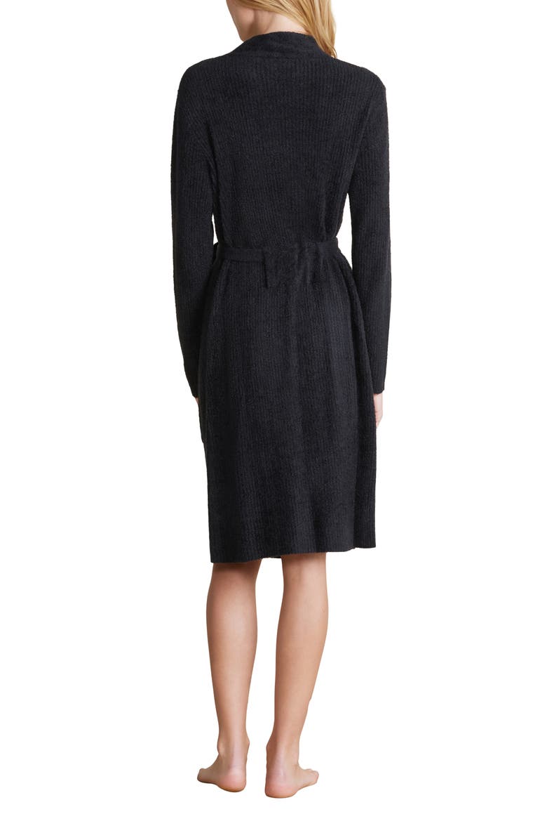 Barefoot Dreams<sup
®</sup
 CozyChic<sup
™</sup
 Lite<sup
®</sup
 Ribbed Robe, Alternate, color, Black