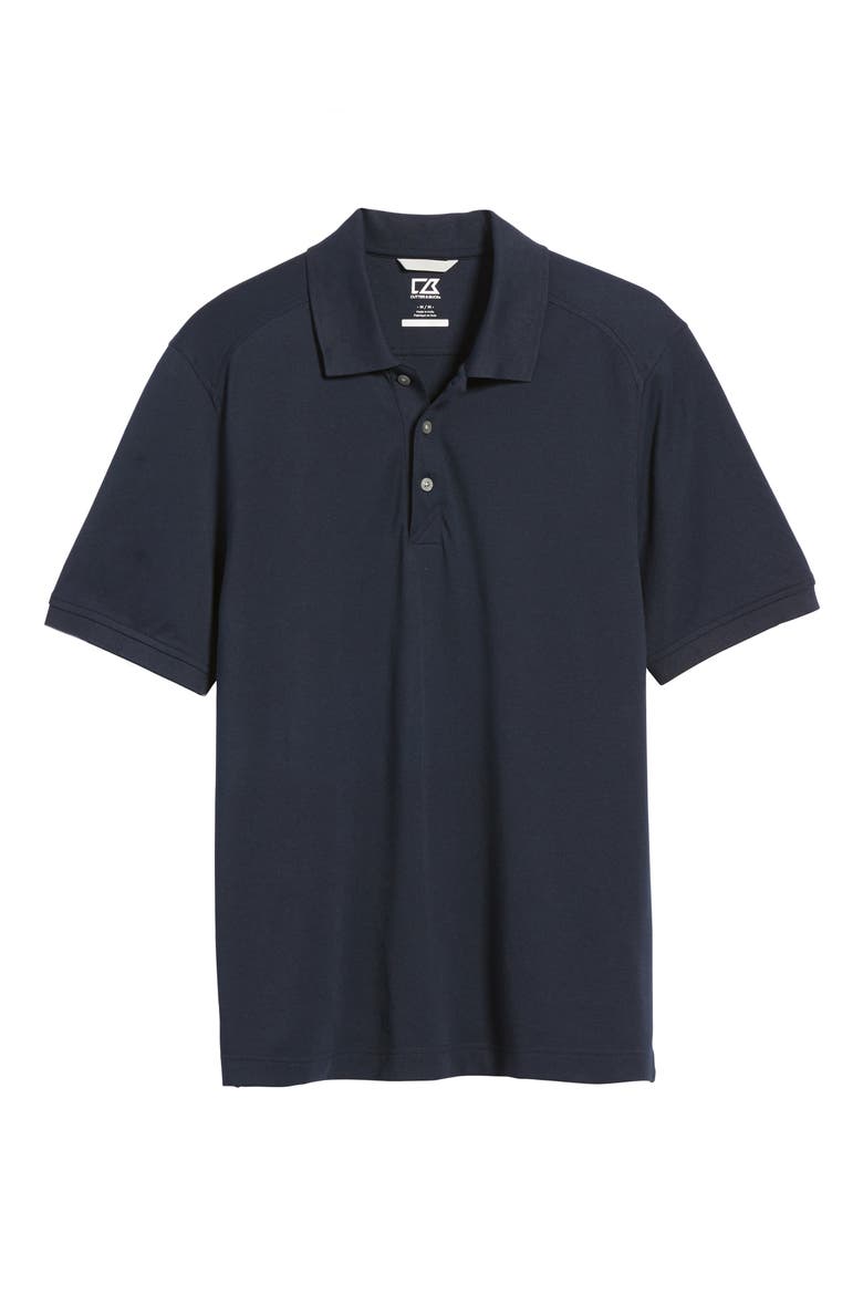 Advantage Tri-Blend Piqué Polo, Alternate, color, LIBERTY NAVY