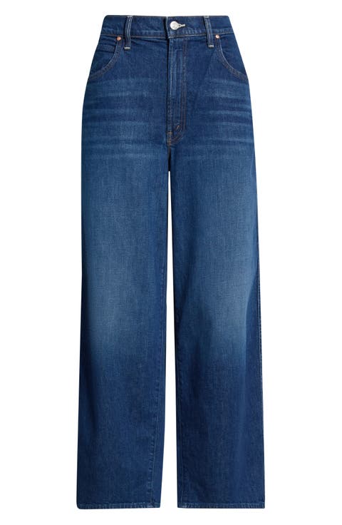 The Delinquent High Waist Ankle Wide Leg Jeans (Made in the Shade)