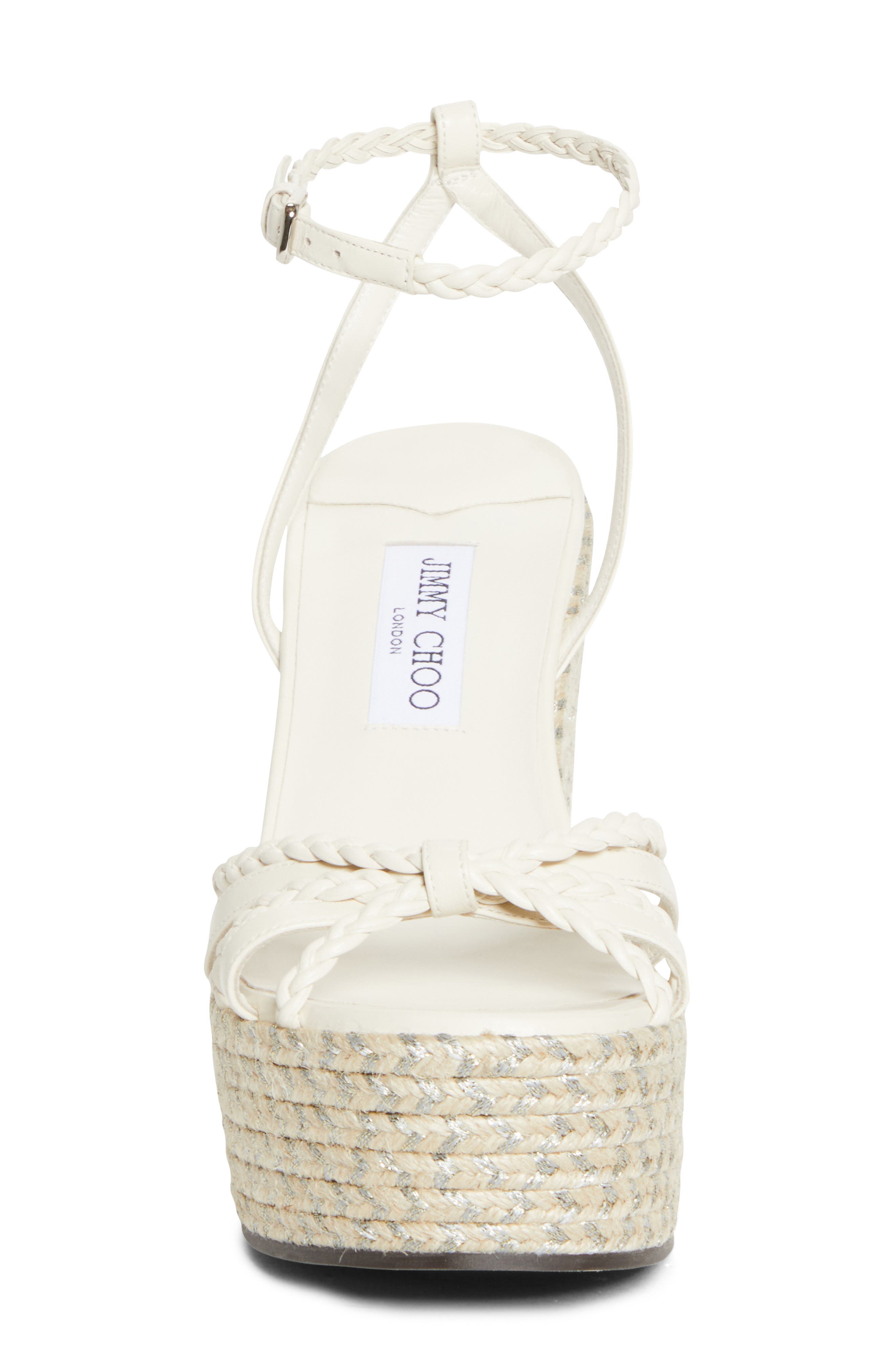 Dree Platform Espadrille Sandal, Alternate, color, LATTE
