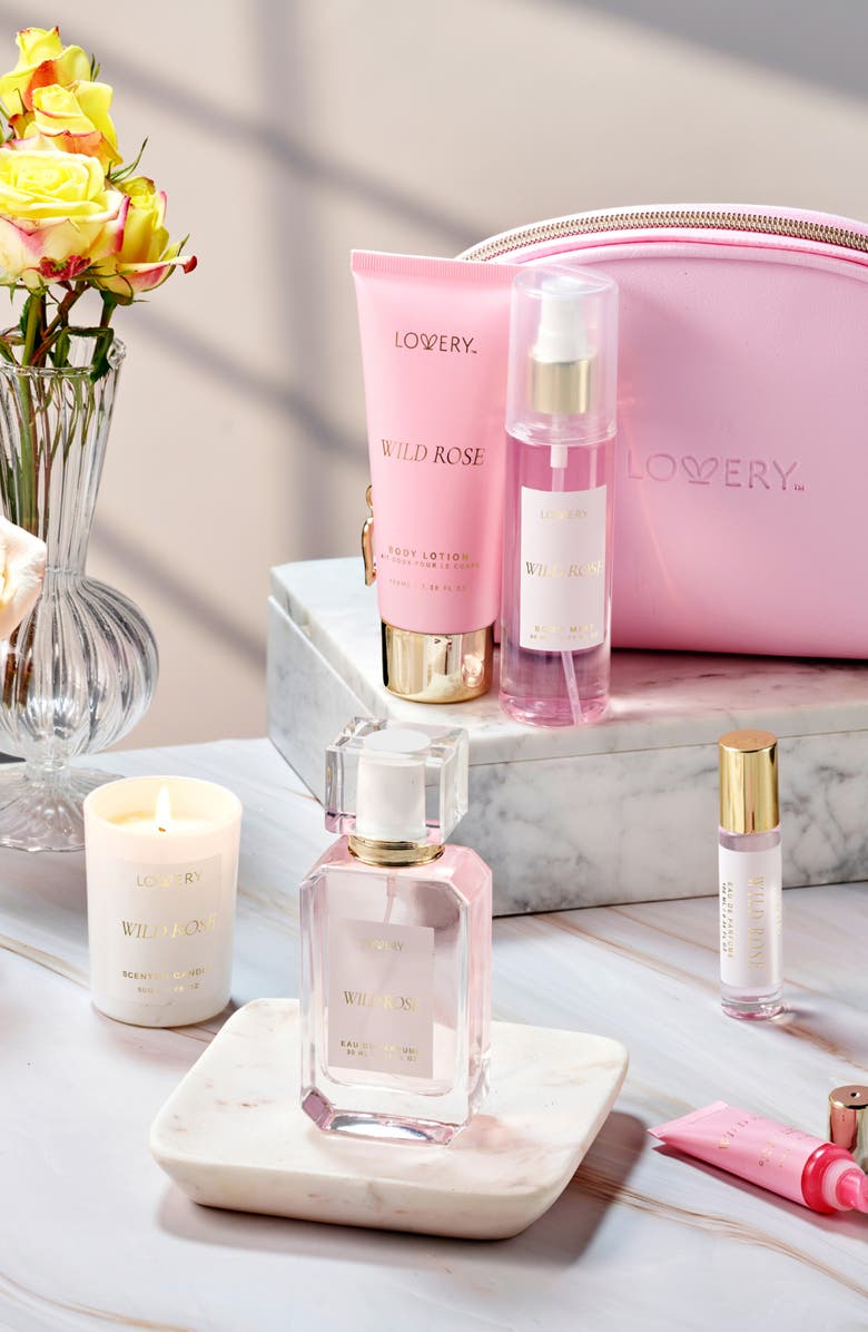 Lovery Wild Rose 7-Piece Luxury Gift Set for Women, Alternate, color, Wild Rose