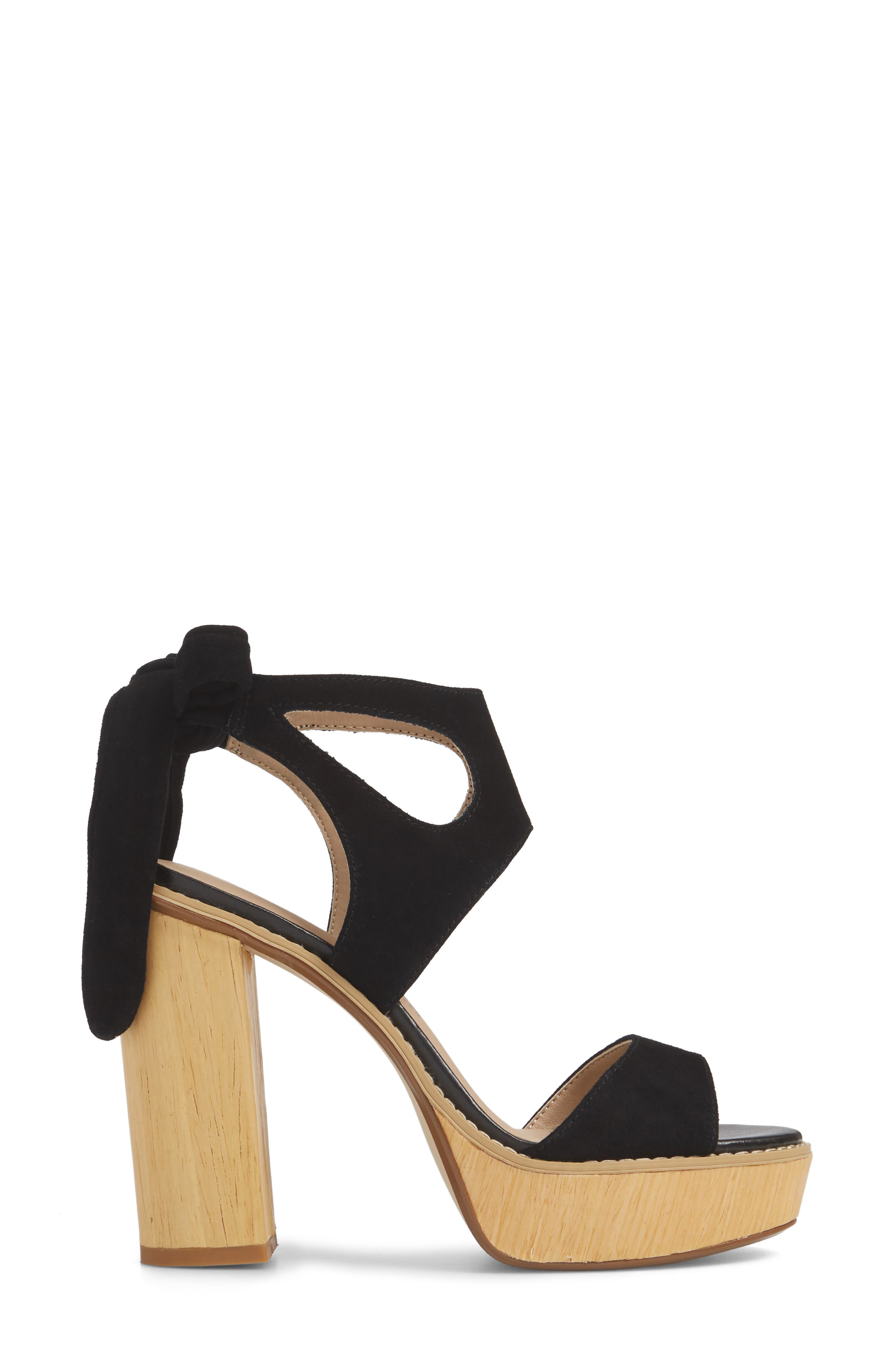 Very Volatile Ginsy Tie Back Platform Sandal, Alternate, color, 