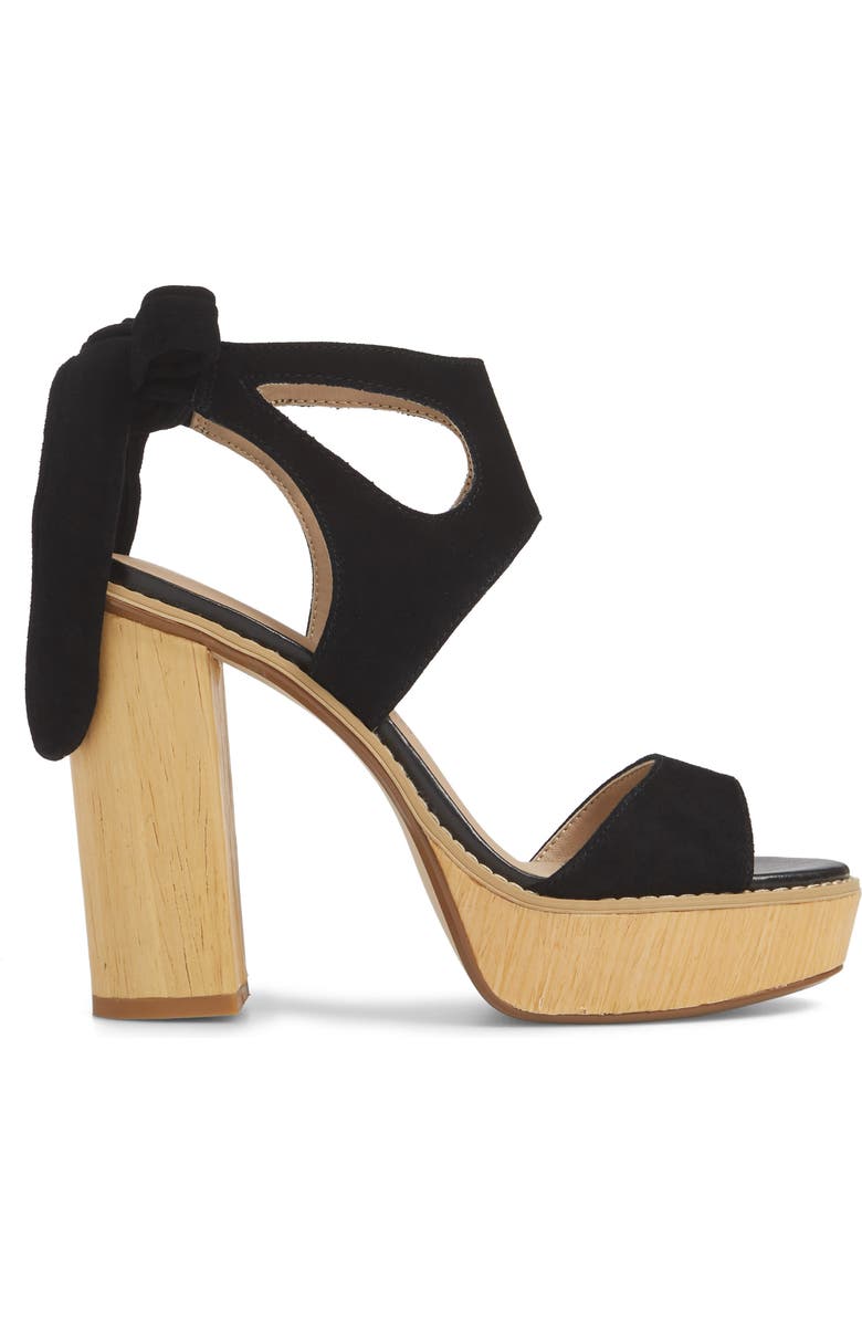 Very Volatile Ginsy Tie Back Platform Sandal, Alternate, color,