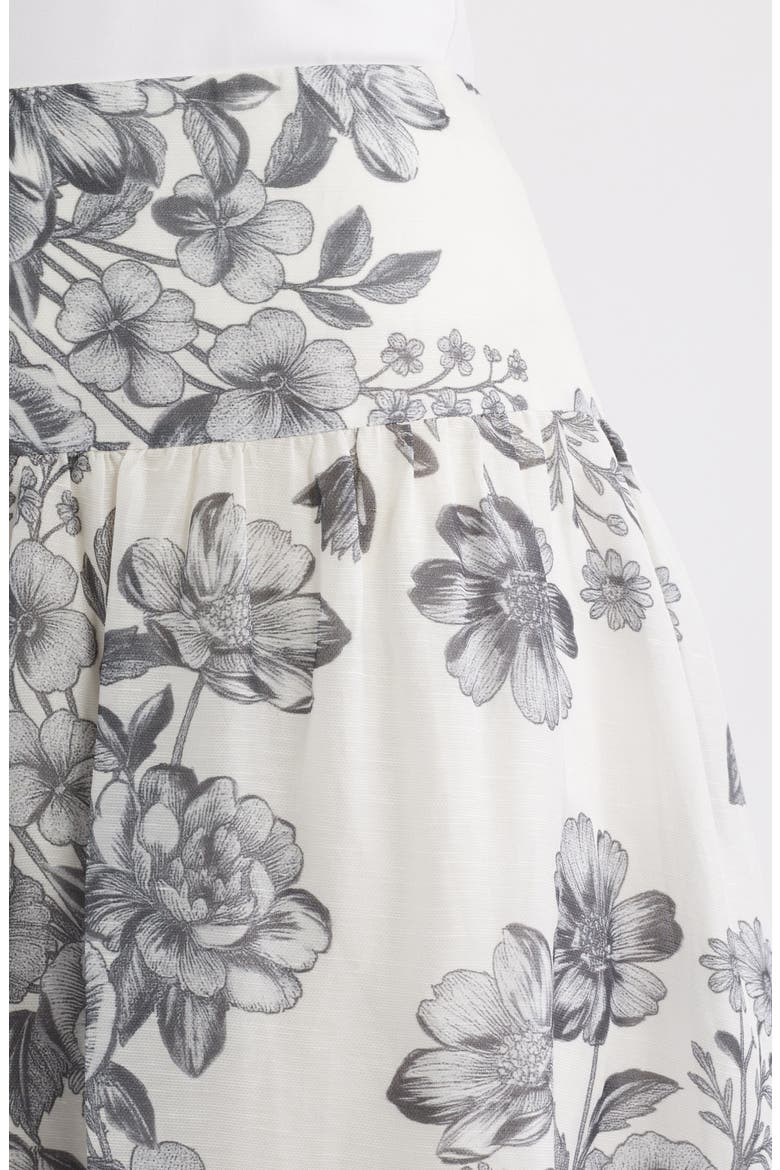 Lidia MidiSkirt, Alternate, color, IVORY MULTI