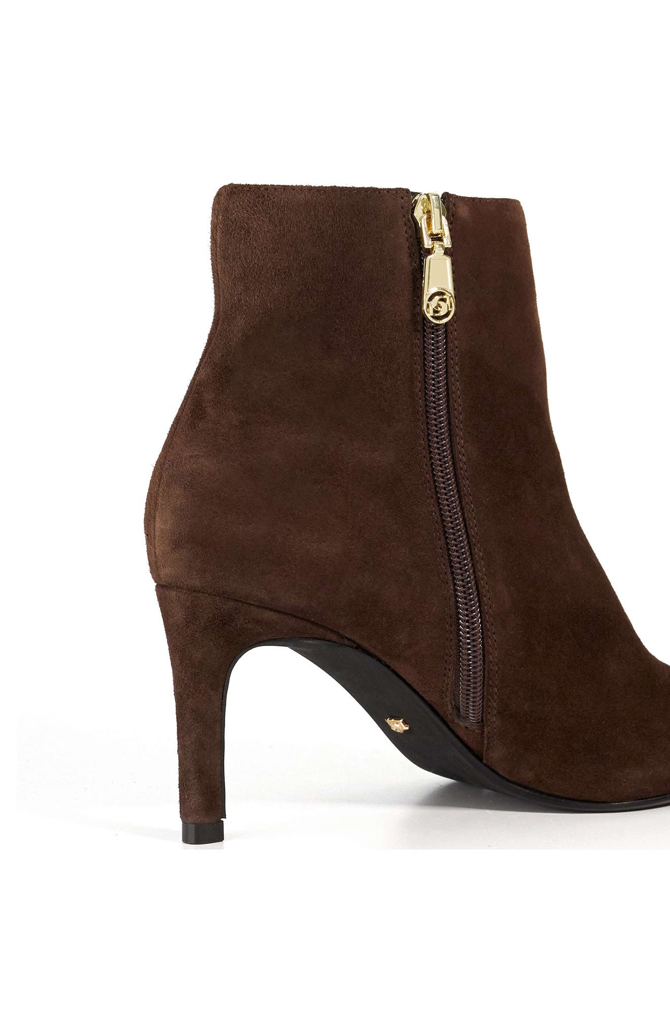 Obsessively Pointed Toe Bootie, Alternate, color, BROWN