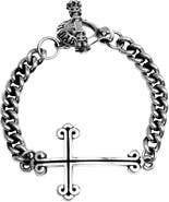 King Baby Chain Bracelet with Cross