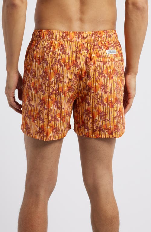 Fair Harbor Bungalow Water Repellent Swim Trunks In Sunny Bamboo Wl