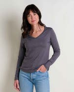 Toad & Co Marley Long Sleeve V-Neck Tee