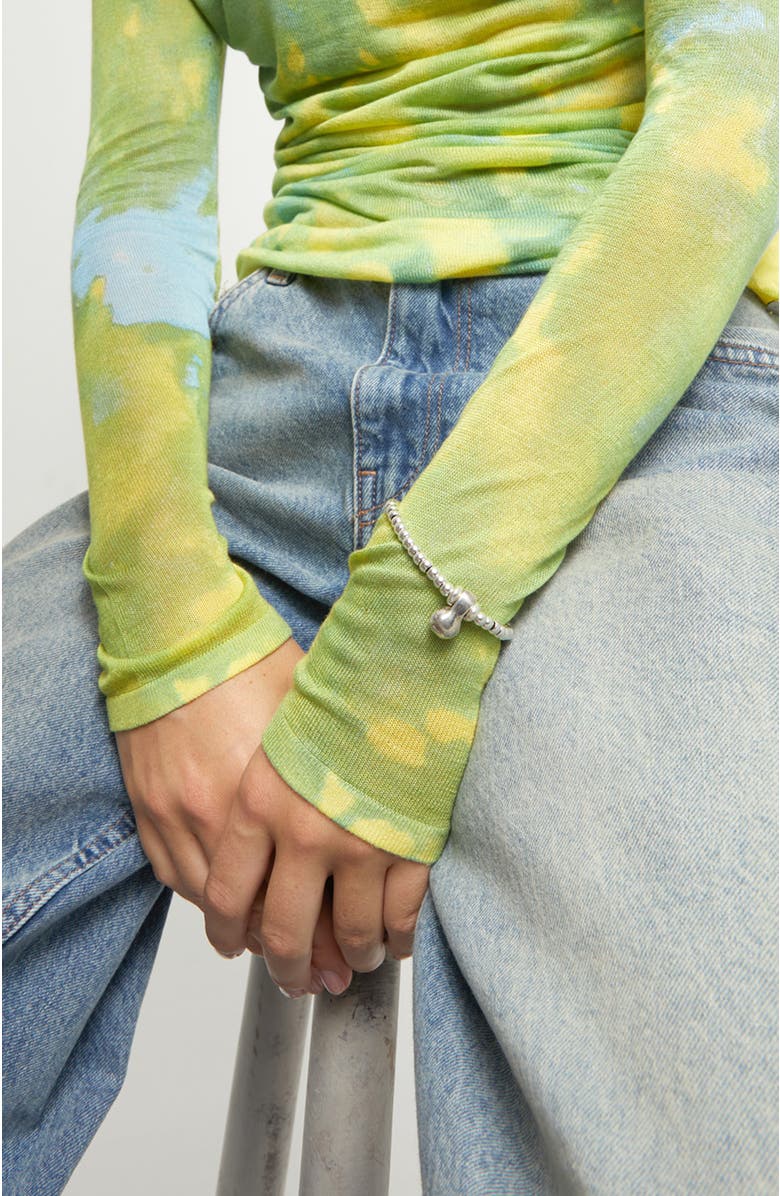 UNODE50 Small and large dial bracelet plated in sterling silver, Alternate, color, Silver