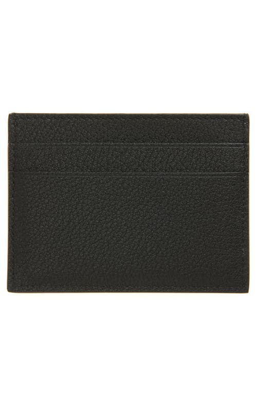 Balenciaga Logo Leather Card Case