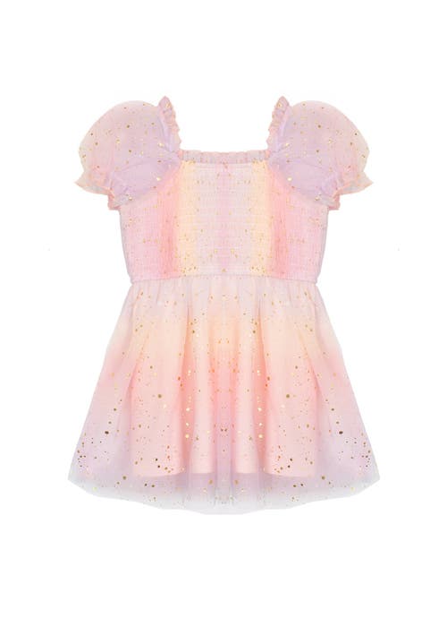 Isobella & Chloe Babies' Sprinkles Puff Sleeve Dress In Multi