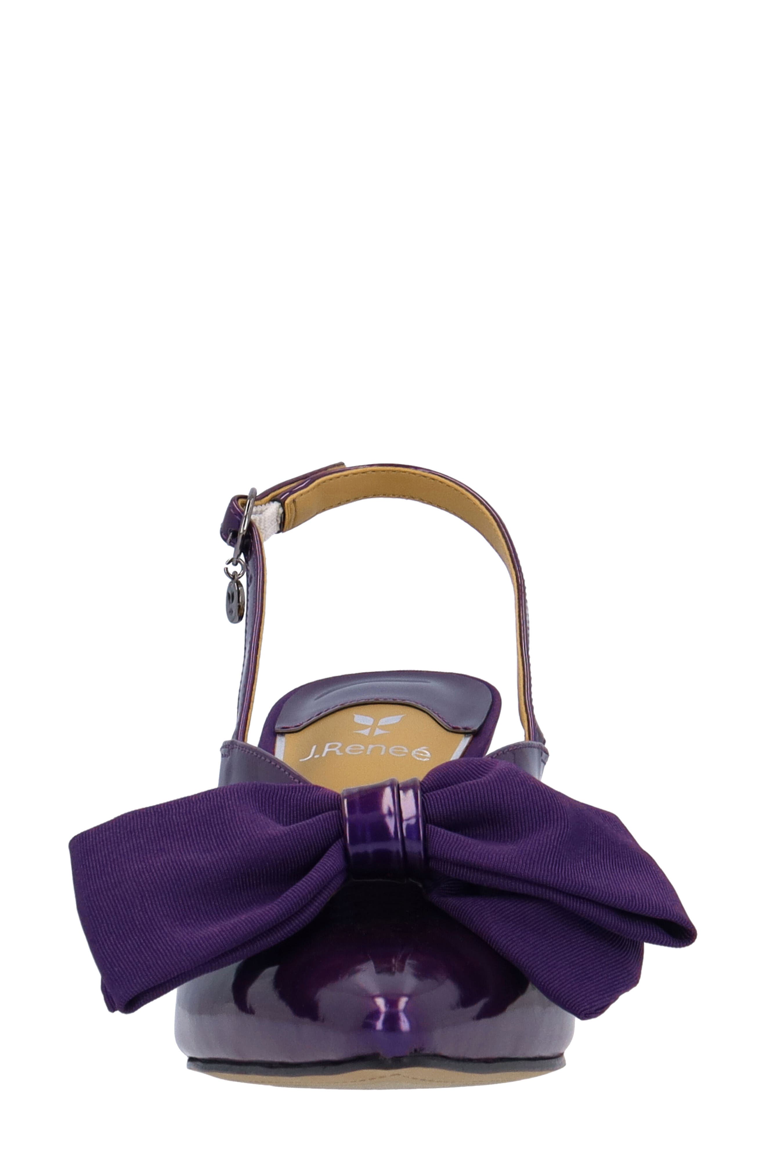 Morigen Slingback Pointed Toe Pump, Alternate, color, PURPLE