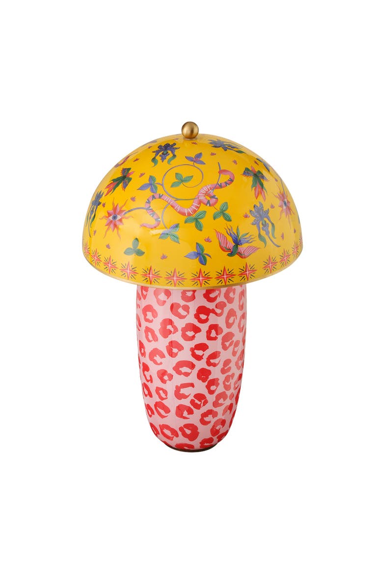 Tanbu Porcelain Lampshade 12.5" x 12.5" Artisan Lighting, Main, color, Yellow