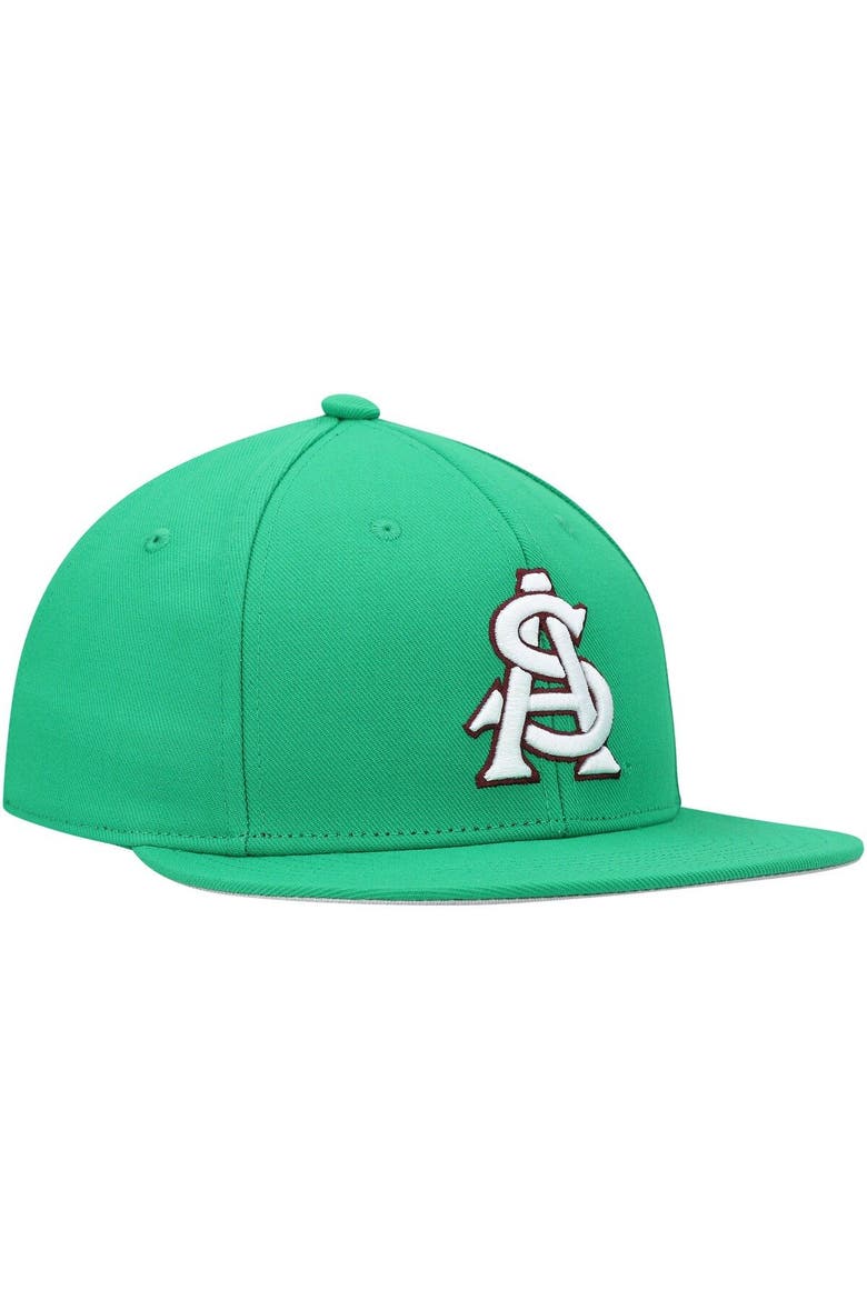 Men's adidas Green Arizona State Sun Devils On-Field Baseball Fitted Hat, Alternate, color, Green