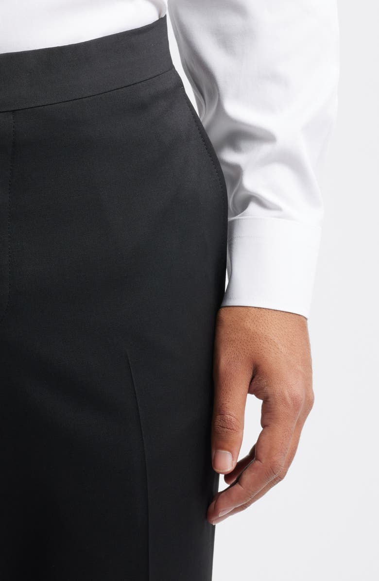 Ted Baker London Josh Slim Fit Wool Tuxedo Pants, Alternate, color,