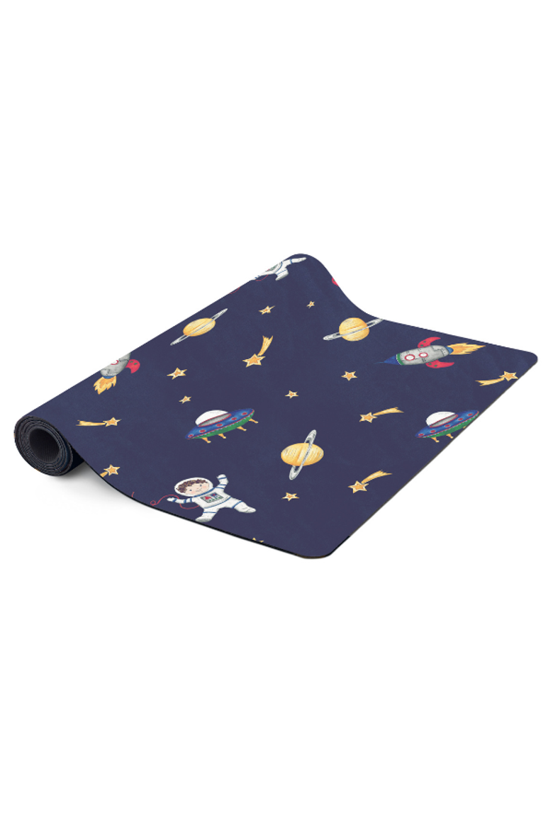 Kids Yoga Mat, Main, color, Space Print