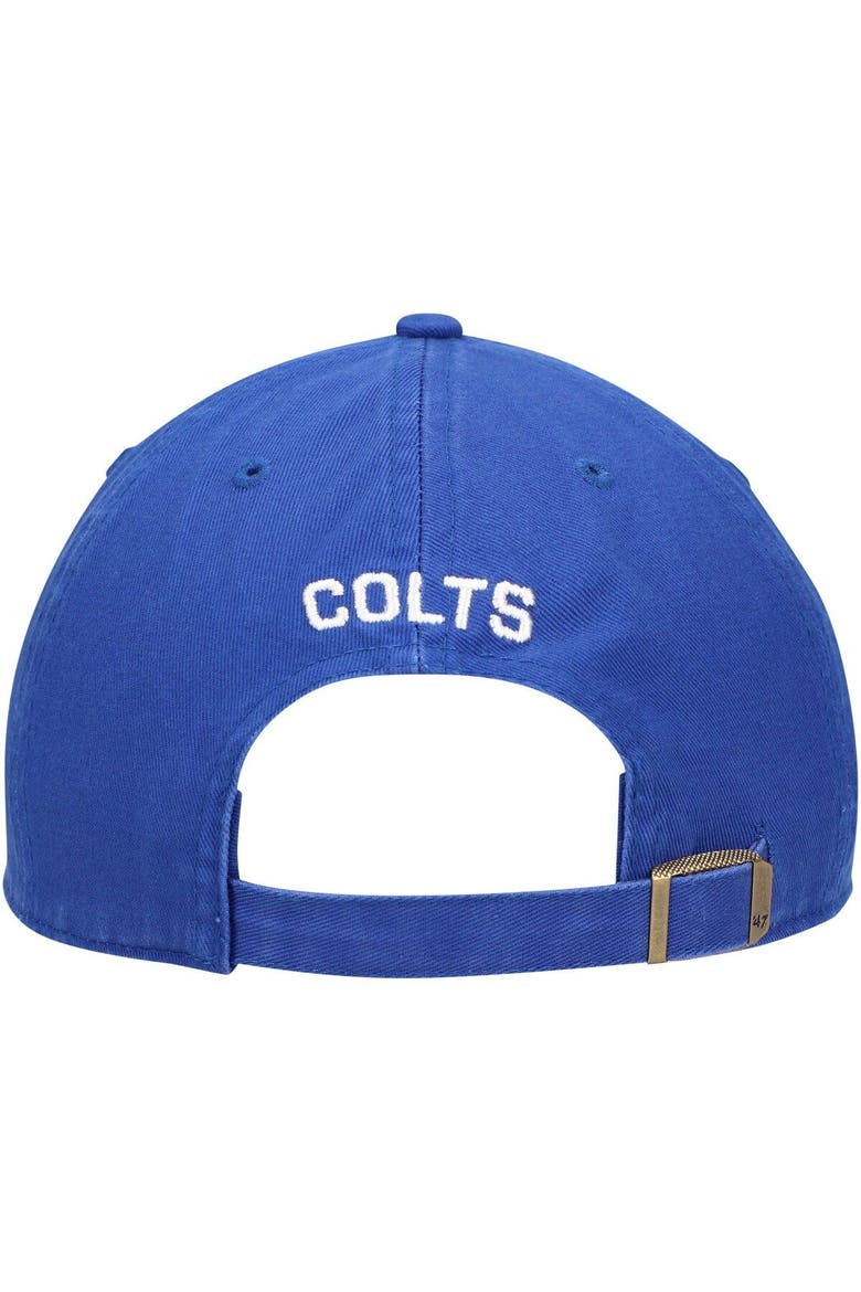 Women's '47 Royal Indianapolis Colts Finley Clean Up Adjustable Hat, Alternate, color, Royal