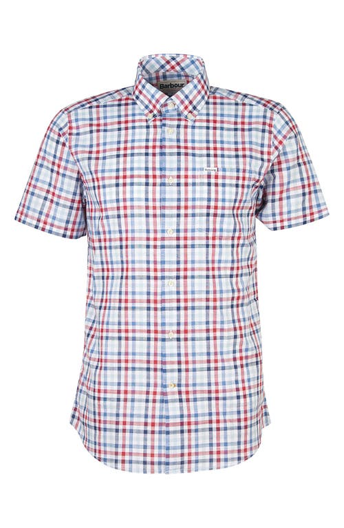 Barbour Kinson Tailored Fit Short Sleeve Button-down Shirt
