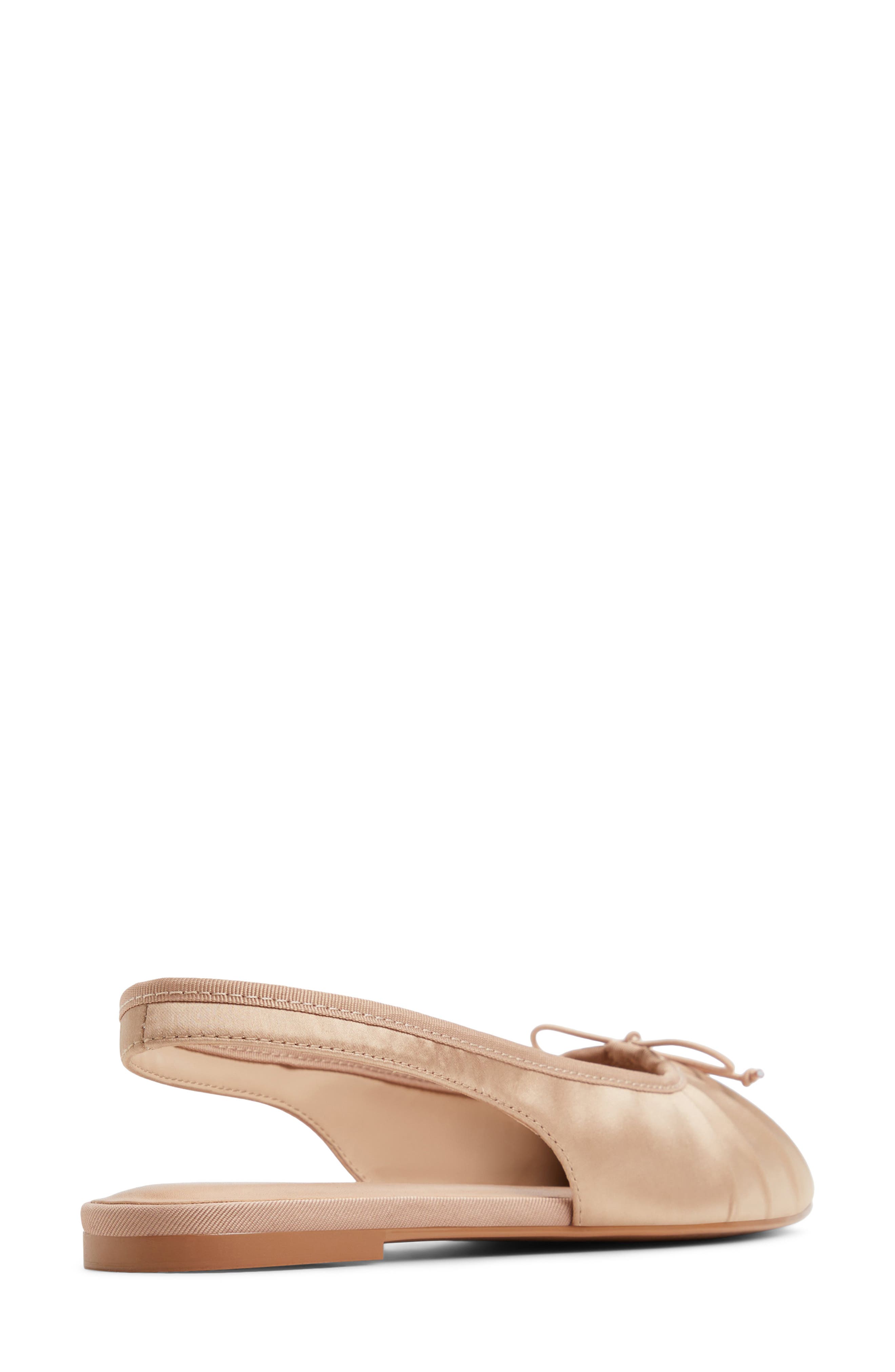 ALDO Arlet Slingback Ballerina Flat, Alternate, color, Beige