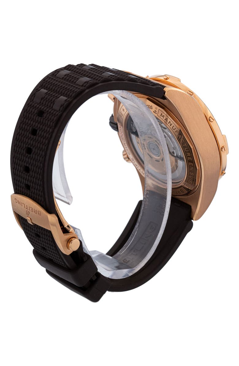 Watchfinder & Co. Breitling Preowned 2022 Super Chronomat B01 RB0136 Rubber Strap Watch, 44mm, Alternate, color, 