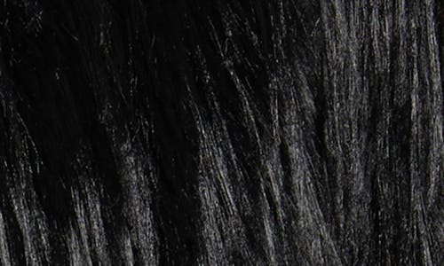 Hugo Boss Cecool Faux Fur Jacket In Black