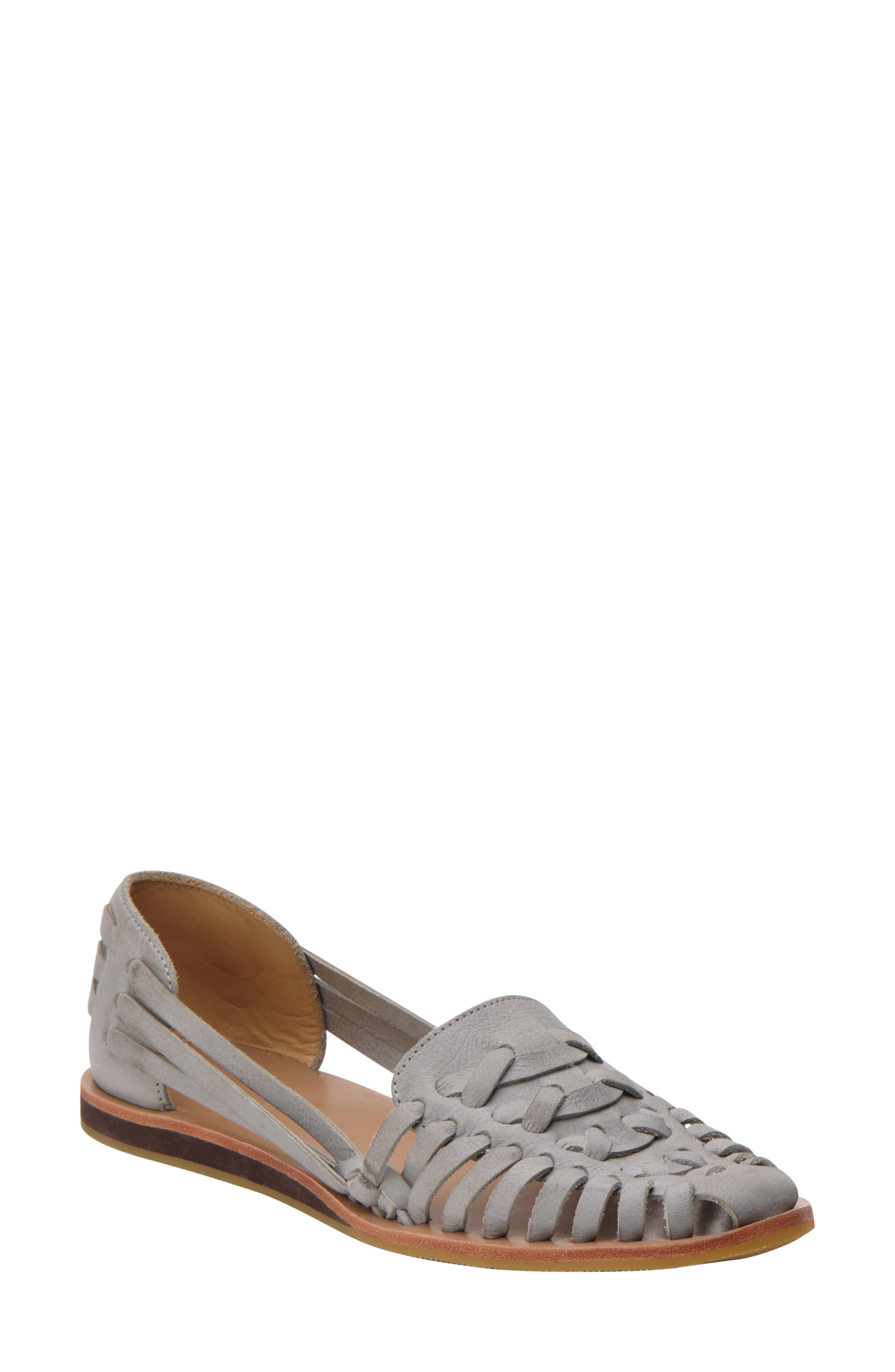 Huarache Flat, Main, color, SKY GREY