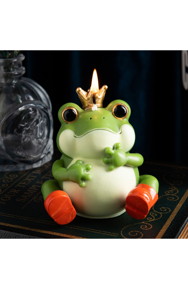 Southlake gifts Frog Prince Candle, Alternate, color, Green