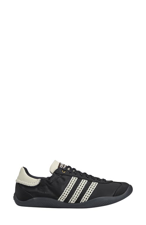 Adidas Originals X Wales Bonner Karintha Lo Satin Sneakers In Black