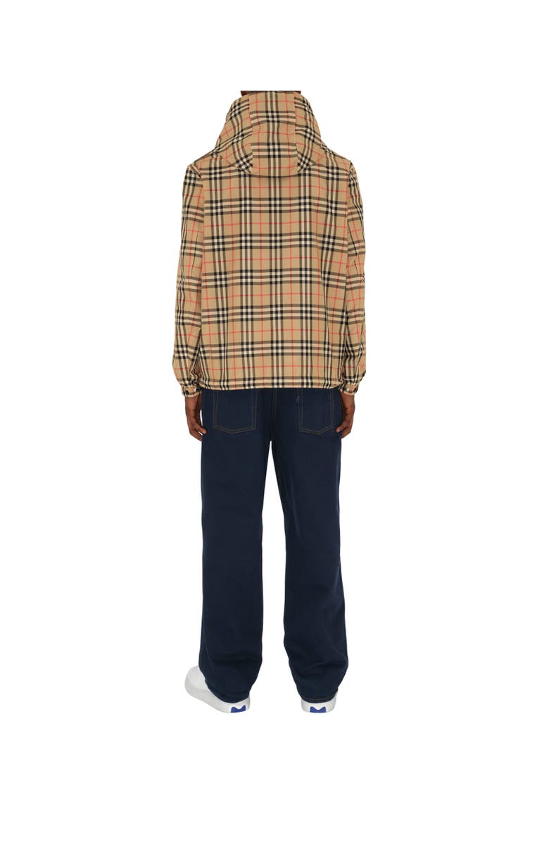 Burberry Reversible Check Jacket, Alternate, color, Sand Beige