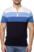 Spring + Mercer Striped Polo Sweater
