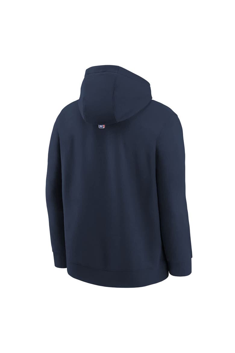 Youth Nike Navy LA Clippers 2025/26 Club Fleece Hoodie, Alternate, color, Navy