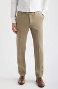 Berle Flat Front Tropical Weight Wool Dress Pants