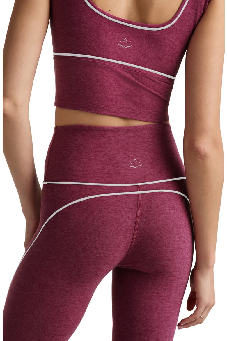 Spacedye Dynamic High Waist 7/8 Leggings, Alternate, color, POMEGRANATE HEATHER