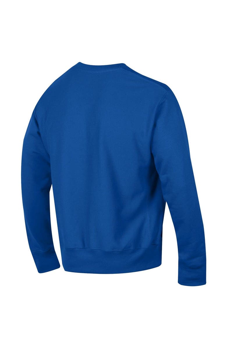 Champion Men's Champion Royal Pitt Panthers Arch Reverse Weave Pullover Sweatshirt, Alternate, color, Royal