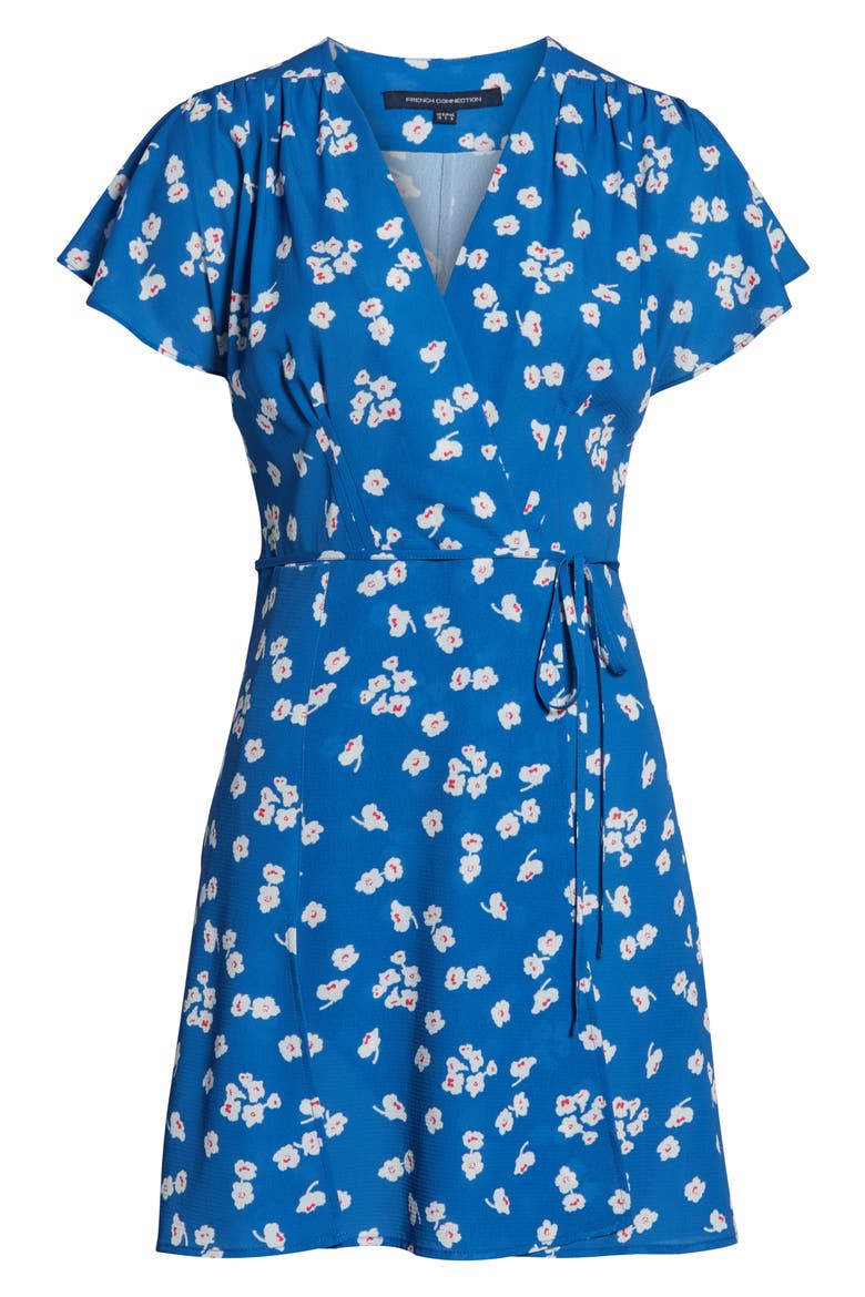 Verona Floral Dress, Alternate, color, VINTAGE BLUE MULTI