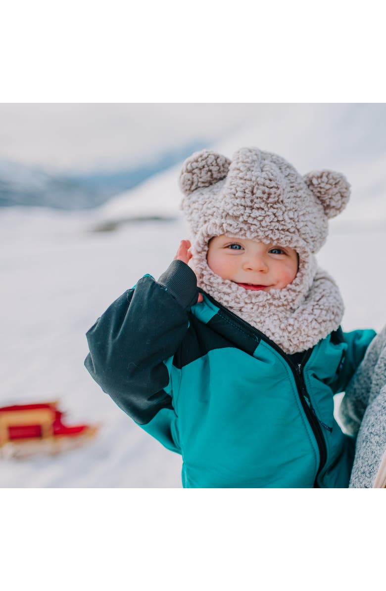 Turtle Fur Kids Fleece Bear Balaclava, Alternate, color, Natural