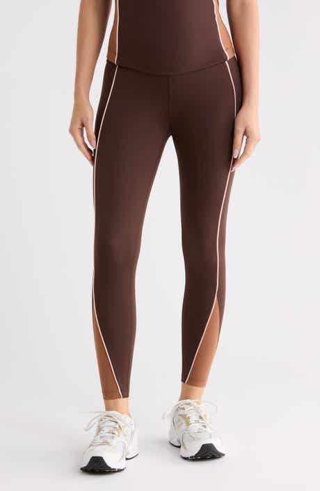 Colorblock Piping High Waist 7/8 Leggings