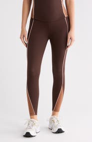 DKNY Colorblock Piping High Waist 7/8 Leggings