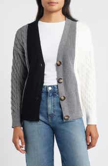 CITY BLUES Colorblock Cardigan